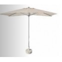 Parasol poliéster con chimenea y SIN faldón ( 2 x 3 mts)