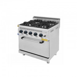 Cocina 4 fuegos con horno a gas Serie 700 (800x700x850mm)