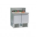 Mesas refrigeradas para preparacion de ensaladas, ingredientes, pizzas MF-90 (900x700x1080 mm)
