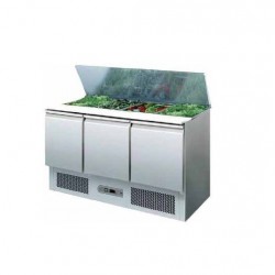 Mesas refrigeradas para preparacion de ensaladas, ingredientes, pizzas etc MF-90-T (900x700x850 mm)