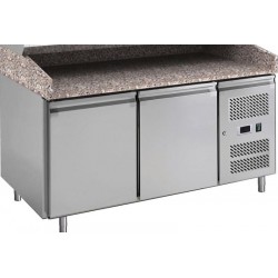 Mesas frías para preparación de pizzas con expositor de ingredientes 800 PZ-2600-TN (1510x800x1000 mm)