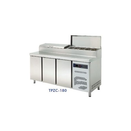 mesa preparación compactas refrigeración 1800x700x1050