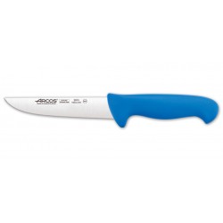 Cuchillo Carnicero  Hoja Ancha de 160 mm, Mango Azul