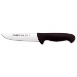 Cuchillo Carnicero  Hoja Ancha de 160 mm, Mango Negro