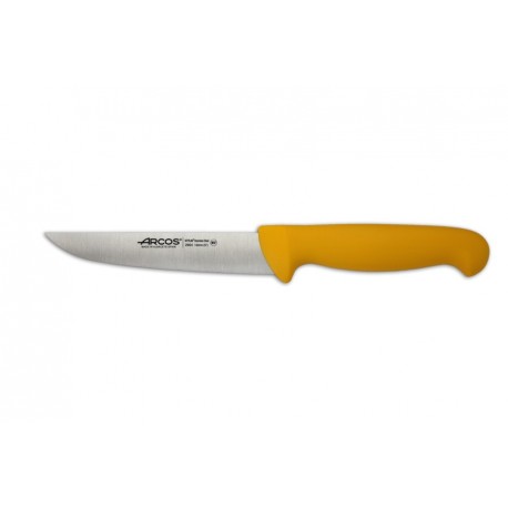Cuchillo Carnicero  de 130 mm, Mango Amarillo