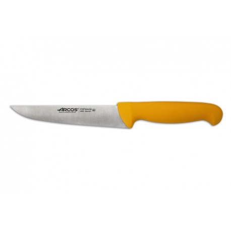 Cuchillo Cocina de 150 mm, Mango Amarillo