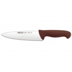 Cuchillo Cocinero de 200 mm, Mango Marrón