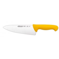 Cuchillo Cocinero de 200 mm, Mango Amarillo