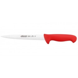 Cuchillo Fileteador Semiflexible de 190 mm, Mango Rojo