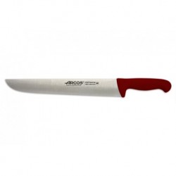 Cuchillo carnicero de 350 mm, Mango Rojo