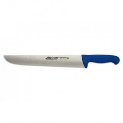 Cuchillo carnicero de 350 mm, Mango Azul
