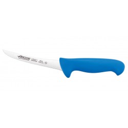 Cuchillo Deshuesador Hoja de Sierra de 140 mm, Mango Azul