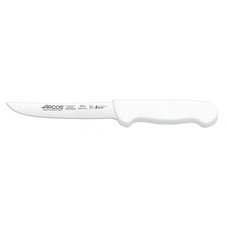 Cuchillo Deshuesador Hoja Ancha de 160 mm, Mango Blanco