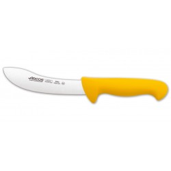 Cuchillo Despellejador de 160 mm, Mango Amarillo