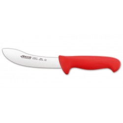 Cuchillo Despellejador de 160 mm, Mango Rojo
