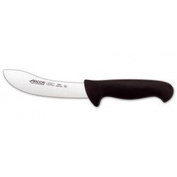 Cuchillo Despellejador de 160 mm, Mango Negro