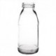 Botella de cristal para leche en miniatura 200 ml