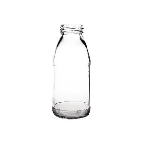 Botella de cristal para leche en miniatura 200 ml