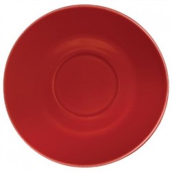Plato para taza 100  mm Color Rojo