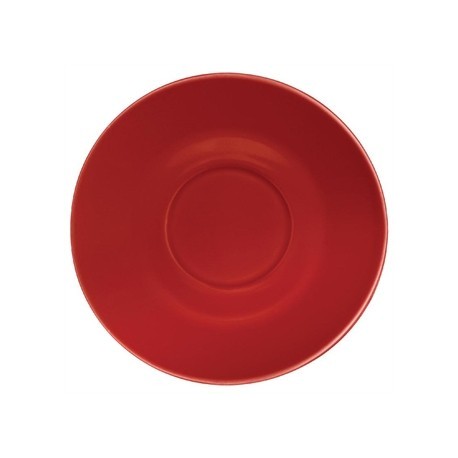 Plato para taza 100  mm Color Rojo