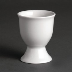 Huevera porcelana blanca olympia