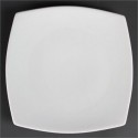 Plato cuadrado redondeado 273 mm Color Blanco