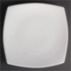 Plato cuadrado redondeado 305 mm Color Blanco