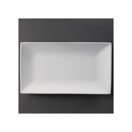 Fuente rectangular Color Blanco 305x178 mm